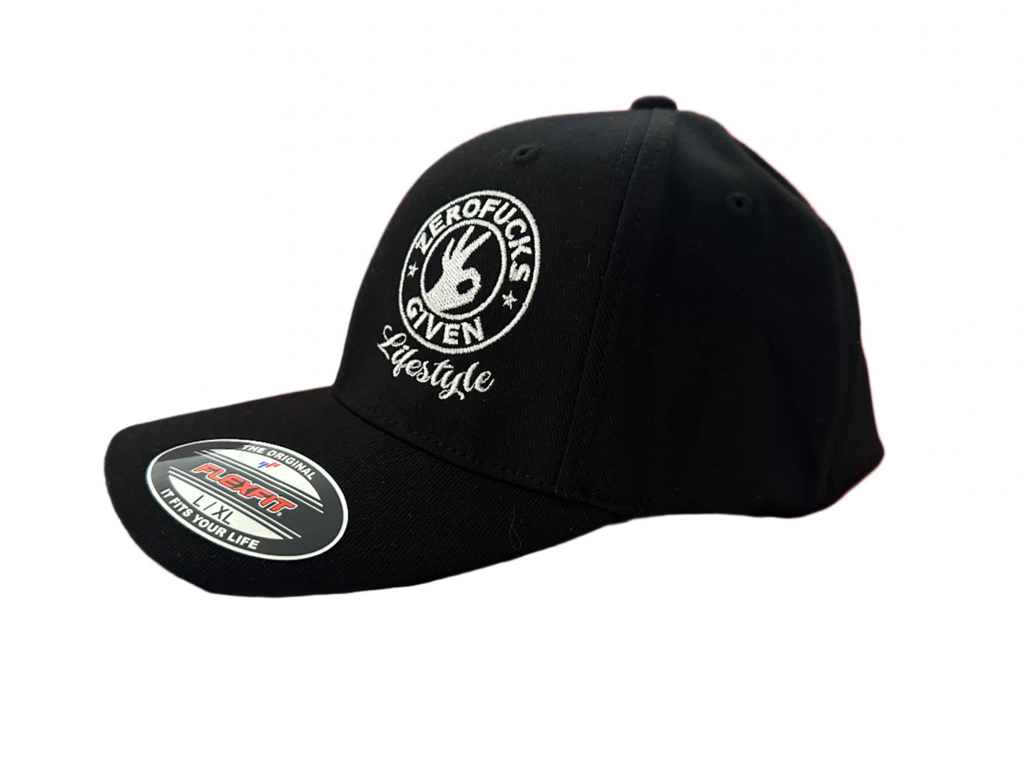 Zero Fucks Given FlexFit Hats L/XL